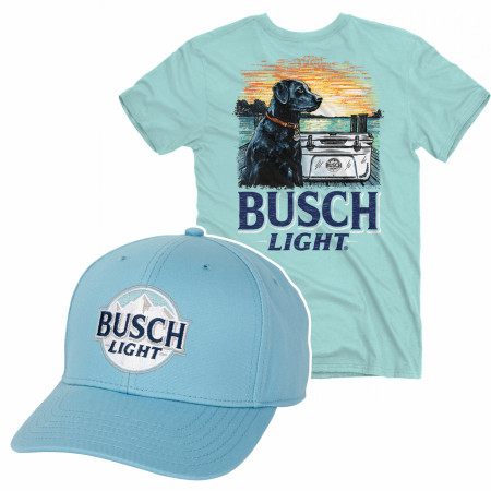 Busch Light Hat and Man's Best Friend T-Shirt Combo